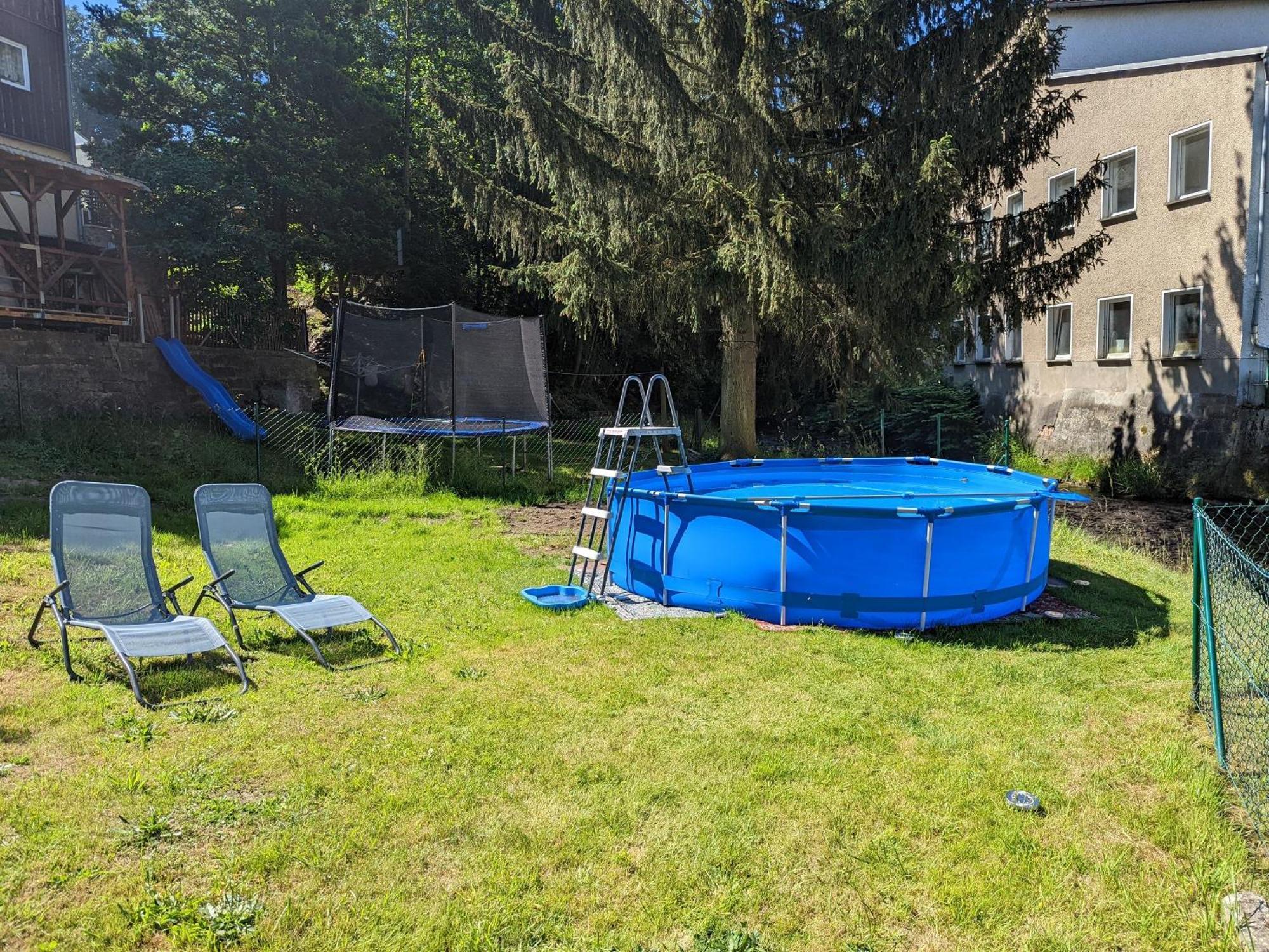 Hw3 - Urlaubsmagie - Helle, Grosse Wohnung Mit Pool Sebnitz Exterior foto