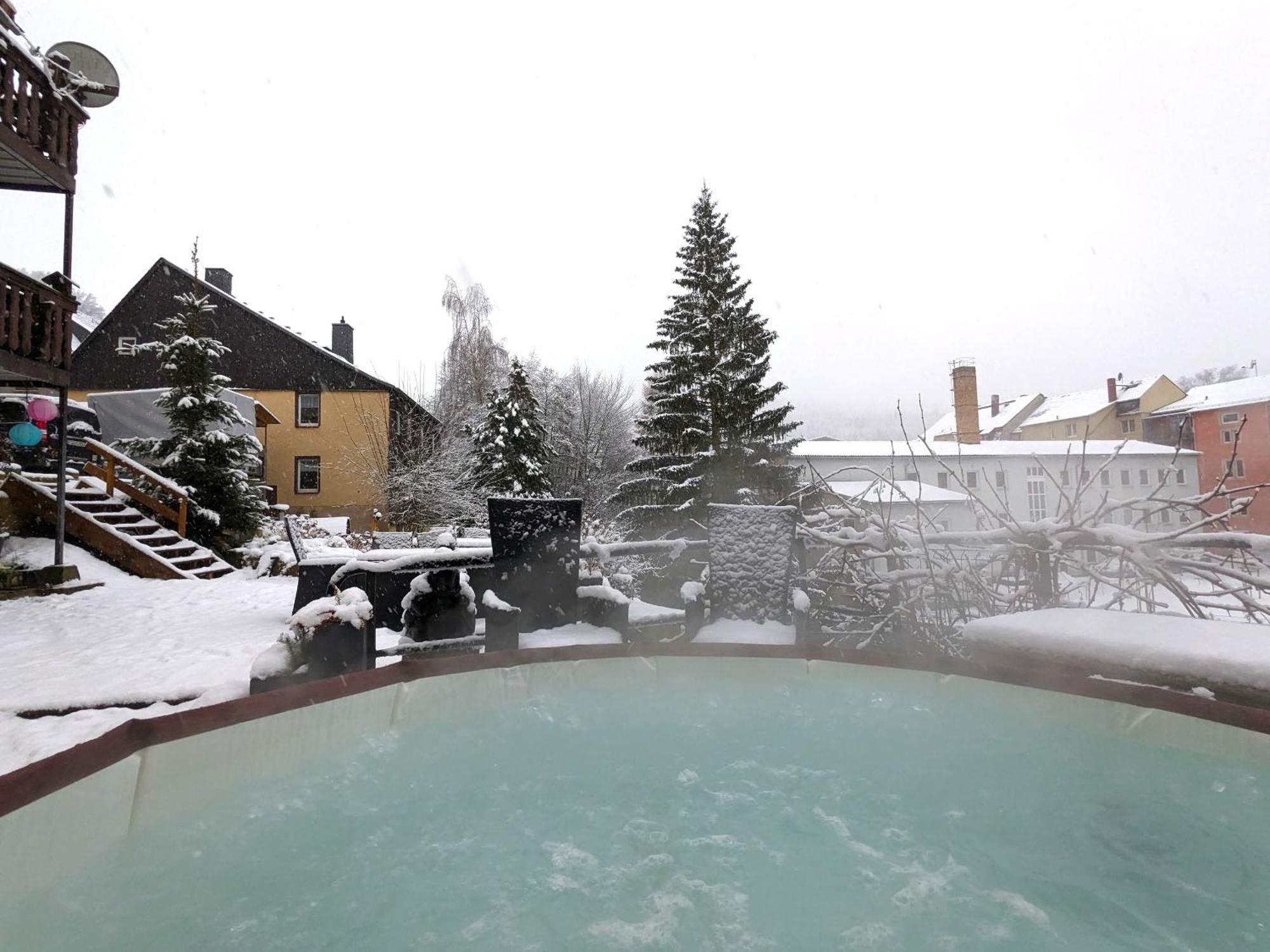 Hw3 - Urlaubsmagie - Helle, Grosse Wohnung Mit Pool Sebnitz Exterior foto