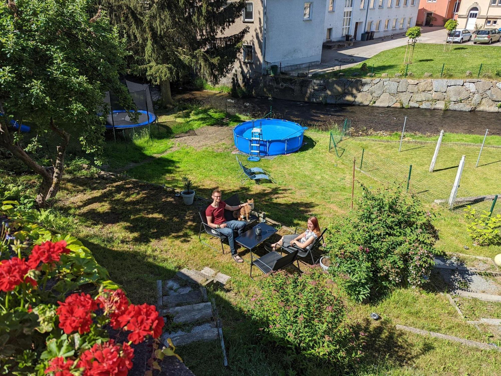 Hw3 - Urlaubsmagie - Helle, Grosse Wohnung Mit Pool Sebnitz Exterior foto