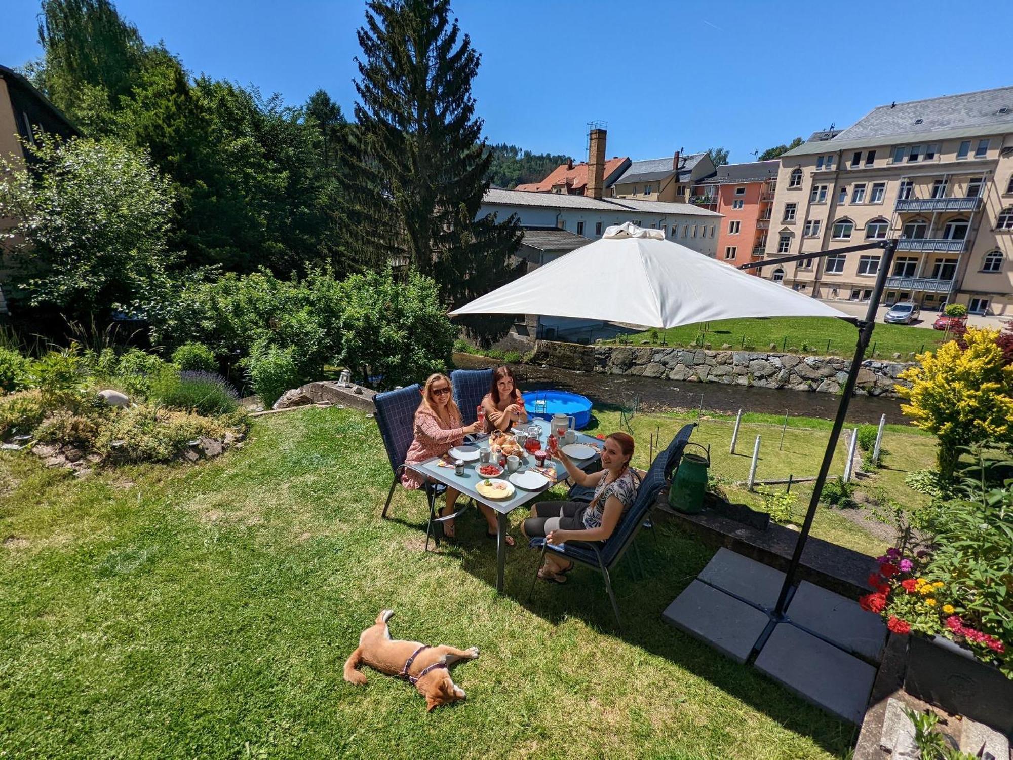 Hw3 - Urlaubsmagie - Helle, Grosse Wohnung Mit Pool Sebnitz Exterior foto