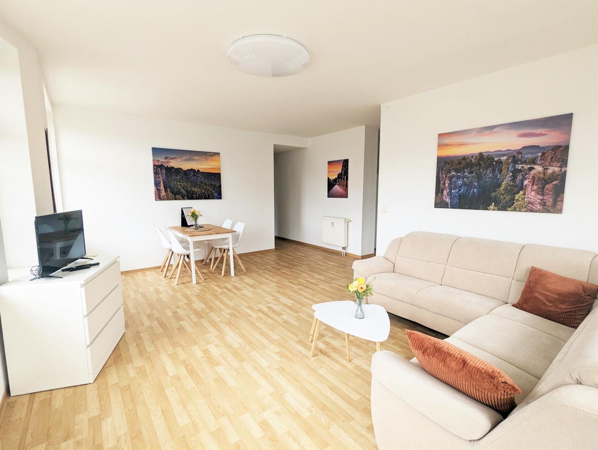 Hw3 - Urlaubsmagie - Helle, Grosse Wohnung Mit Pool Sebnitz Exterior foto