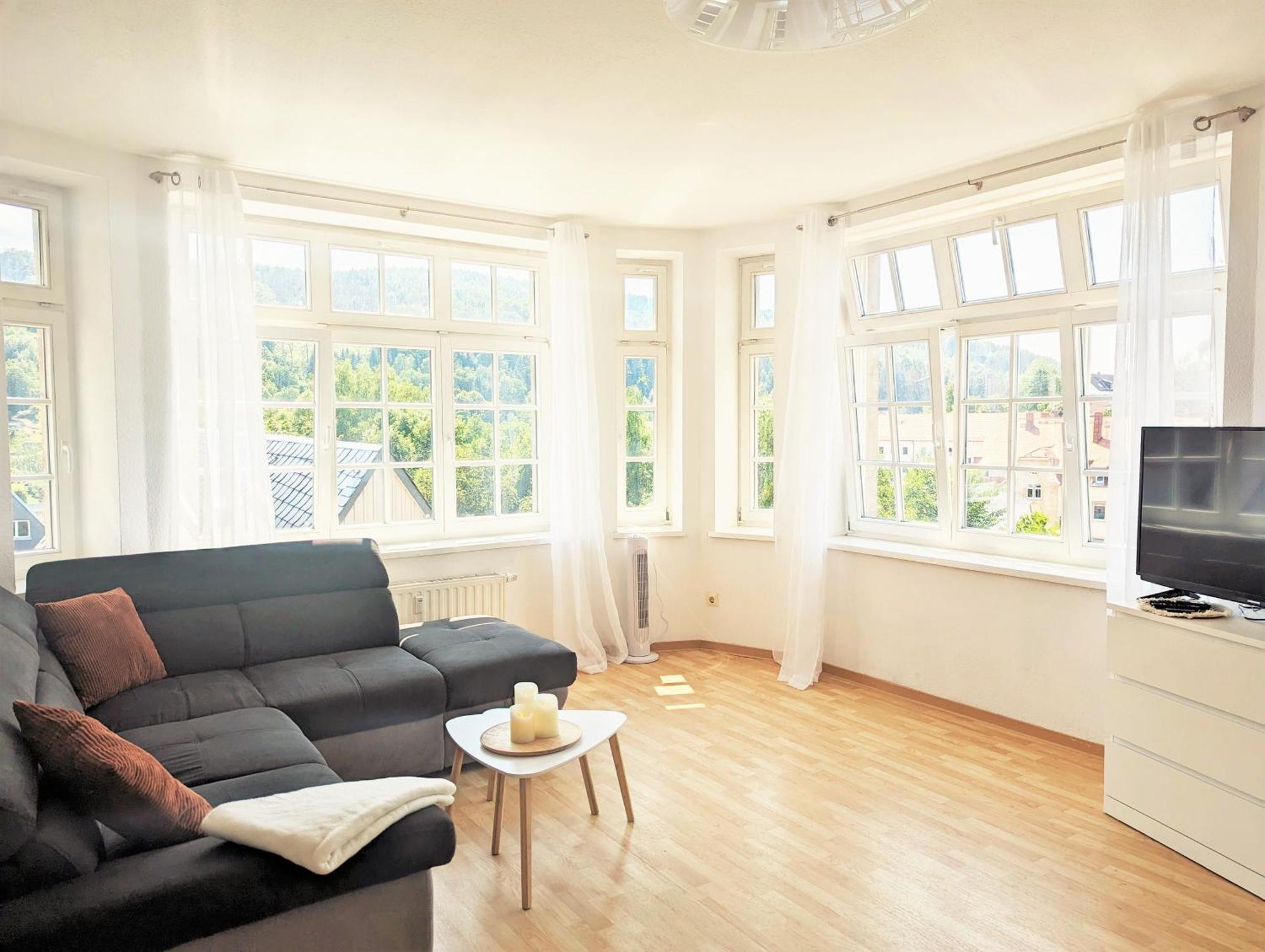 Hw3 - Urlaubsmagie - Helle, Grosse Wohnung Mit Pool Sebnitz Exterior foto