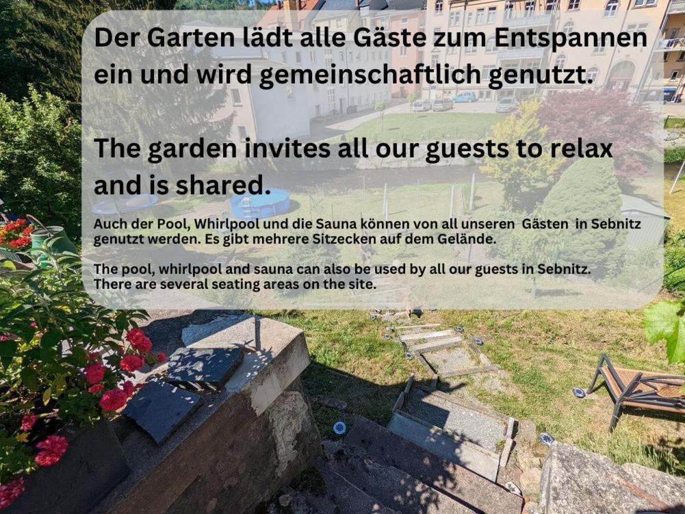 Hw3 - Urlaubsmagie - Helle, Grosse Wohnung Mit Pool Sebnitz Exterior foto